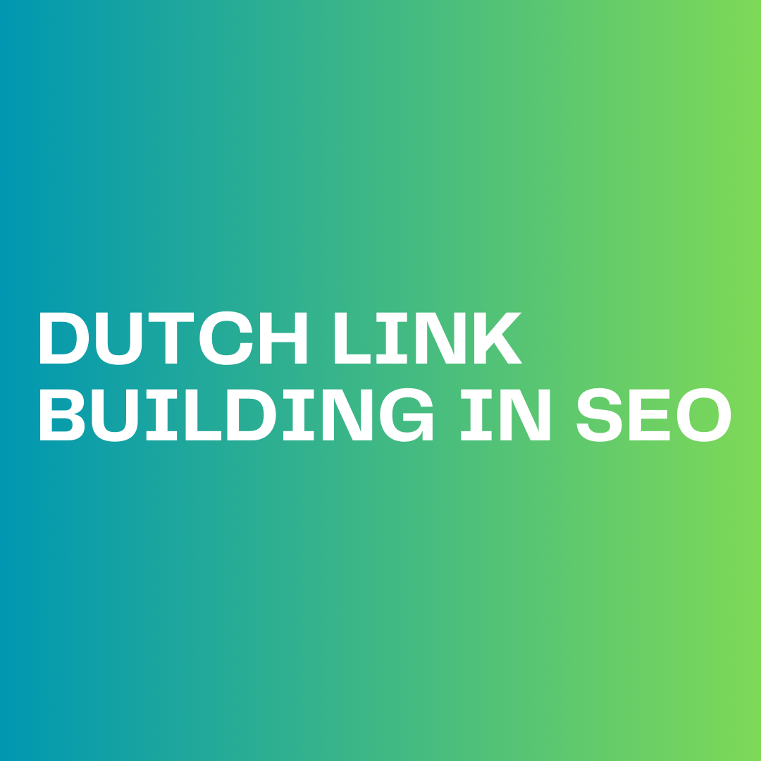 Dutch link building in seo