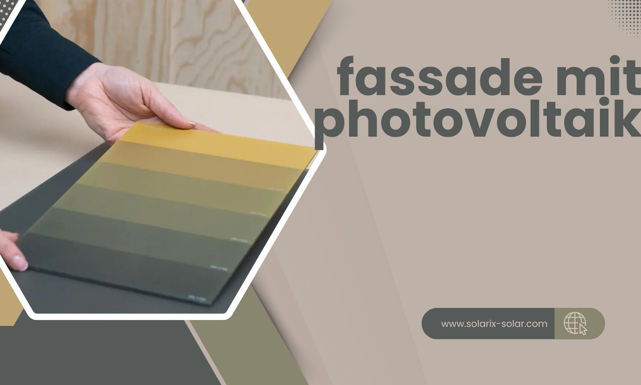 fassade mit photovoltaik