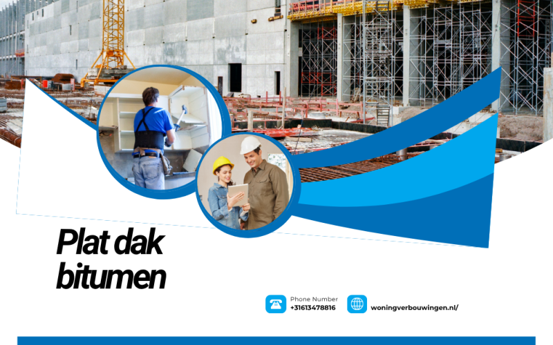 Plat dak bitumen